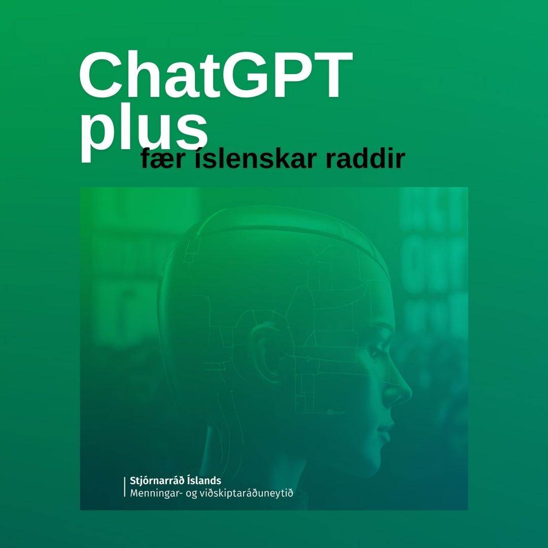 Talaðu við símann: ChatGPT plus fær íslenskar raddir  - mynd