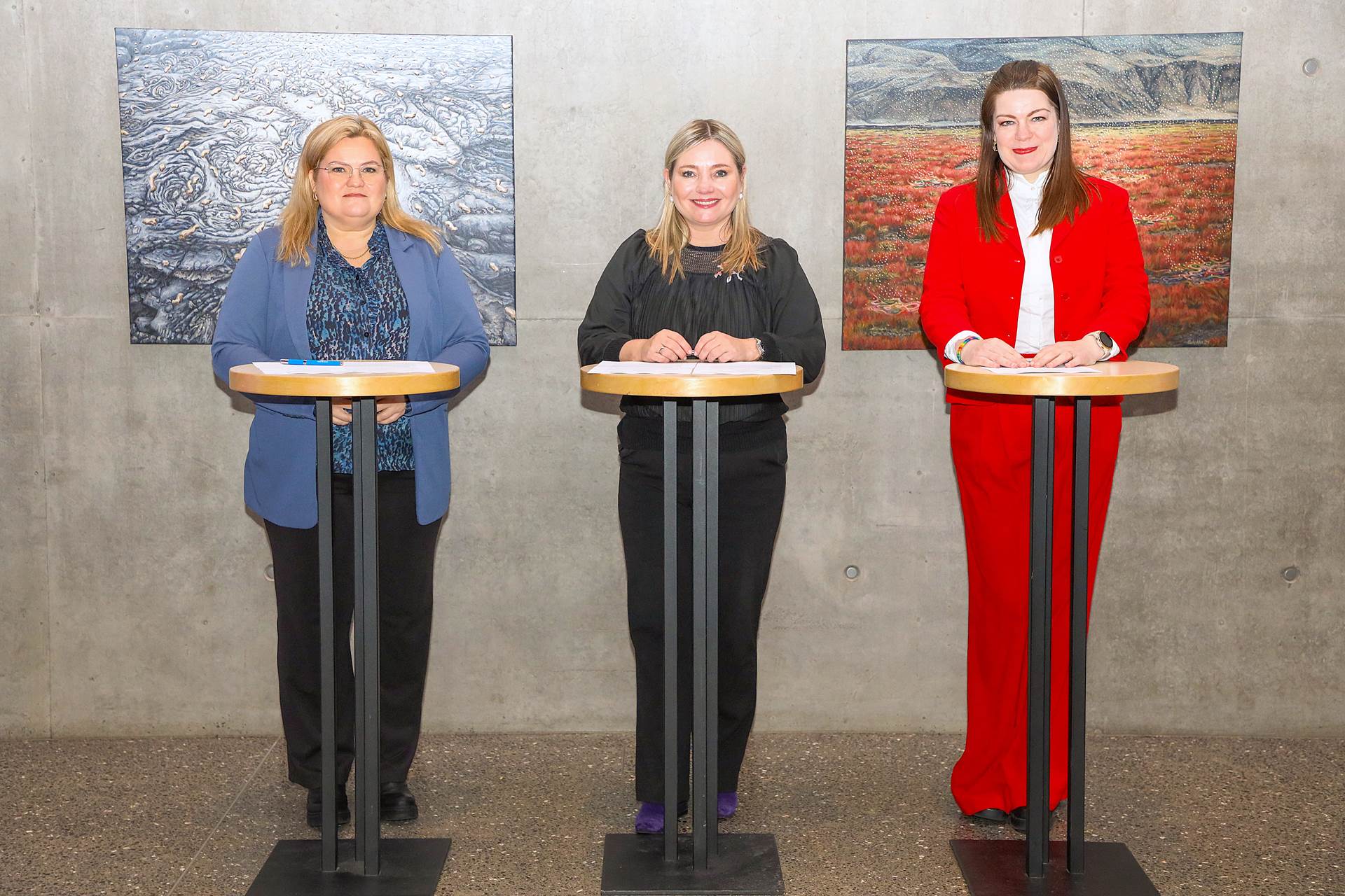 Arnheiður Jóhannesdóttir, Lilja Dögg Alfreðasdóttir og Dagmar Ýr Stefánsdóttir  - mynd